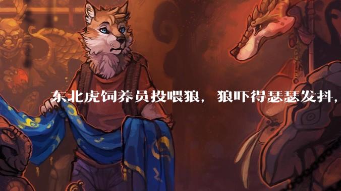 东北虎饲养员投喂狼，狼吓得瑟瑟发抖，真的是「血脉压制」吗？可能是哪些原因造成的？